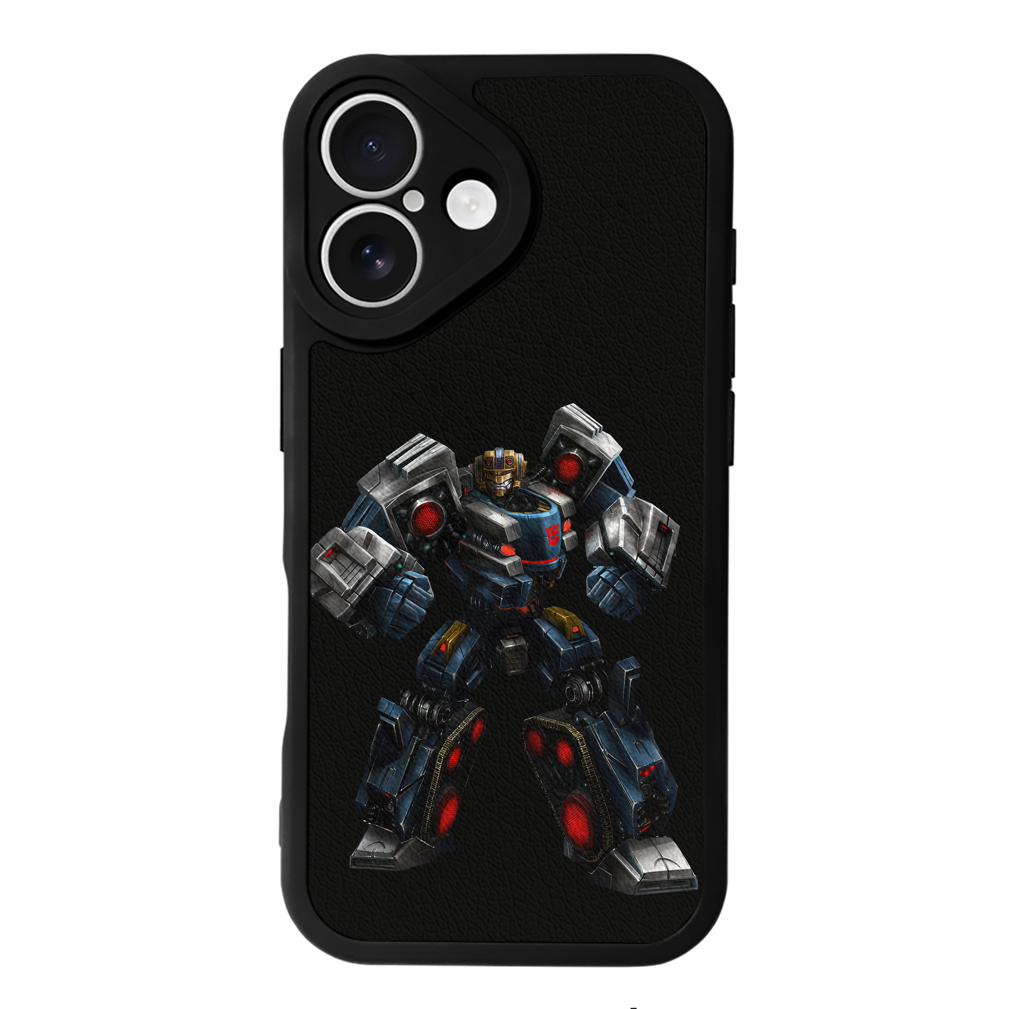 （画像用） Transformers トランスフォーマー 【iPhone 16シリーズ対応】シリコンスマホケース（レザー調） 材質：シリコン
